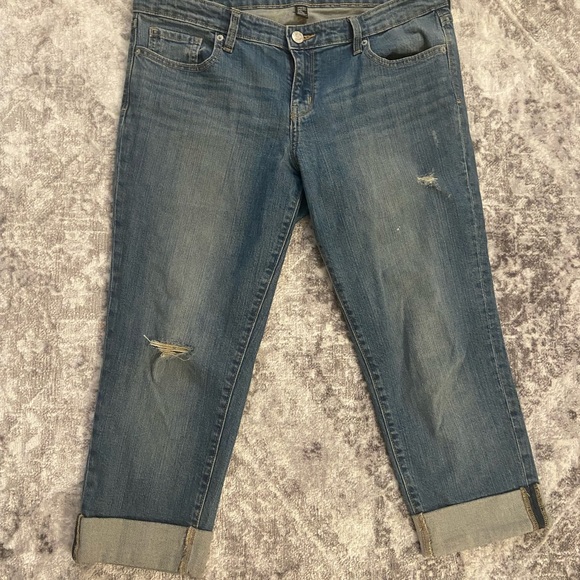 GAP Denim - Gap Distressed Crop Jeans